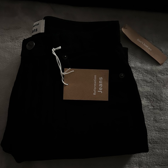 NWT Reformation Julia Crop High Waist Cigarette Jean - Picture 10 of 13